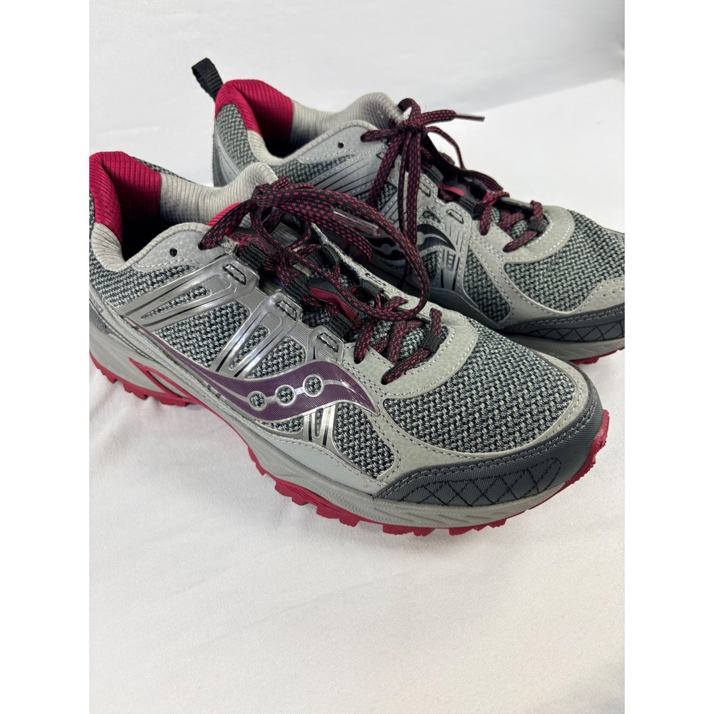 Saucony Excursion TR12 Womens Trail Running Shoes Grey Berry S15425-5 Size 8.5
